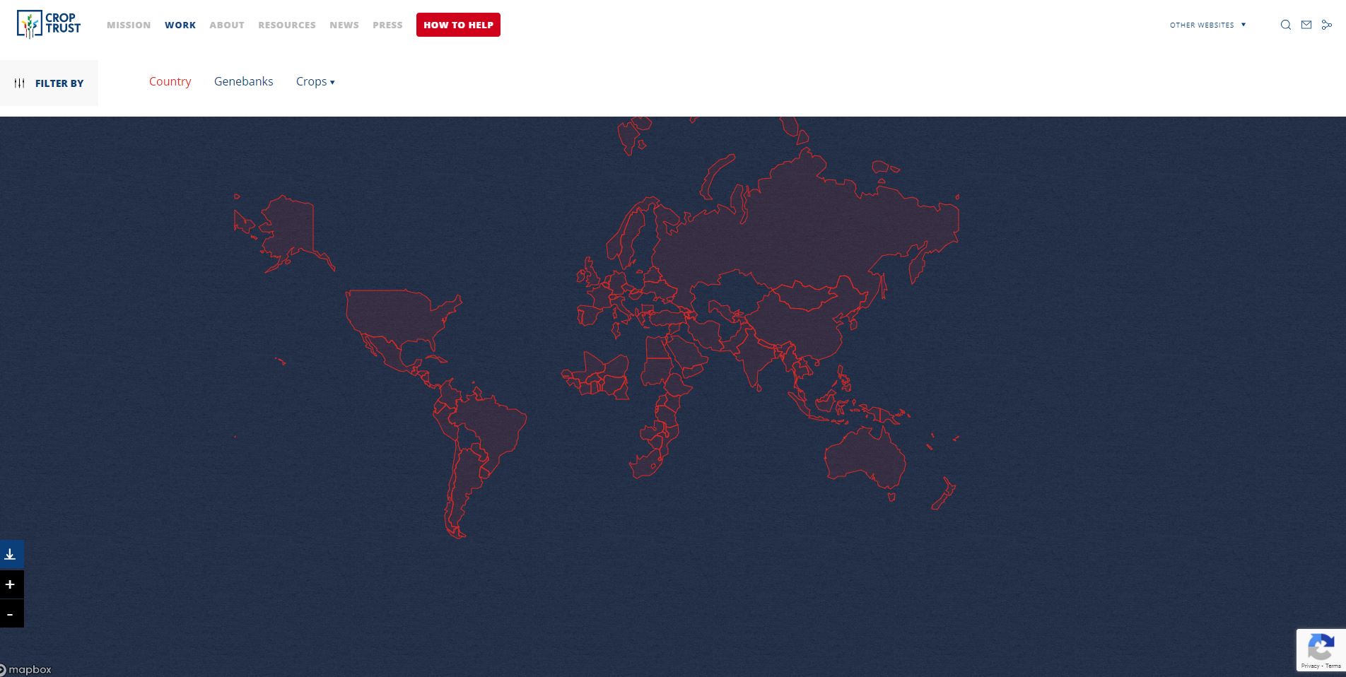 Interactive map - 11 crop genebanks